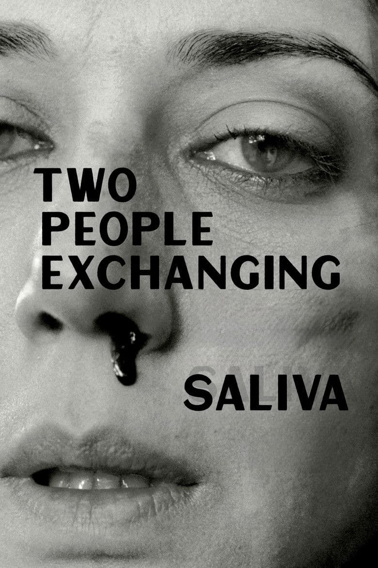 Two People Exchanging Saliva poster