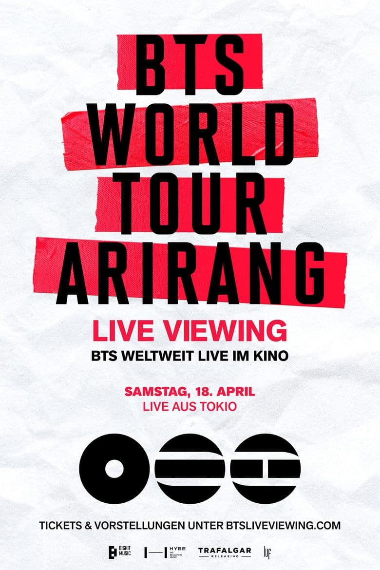 BTS WORLD TOUR 'ARIRANG' in JAPAN: LIVE VIEWING poster