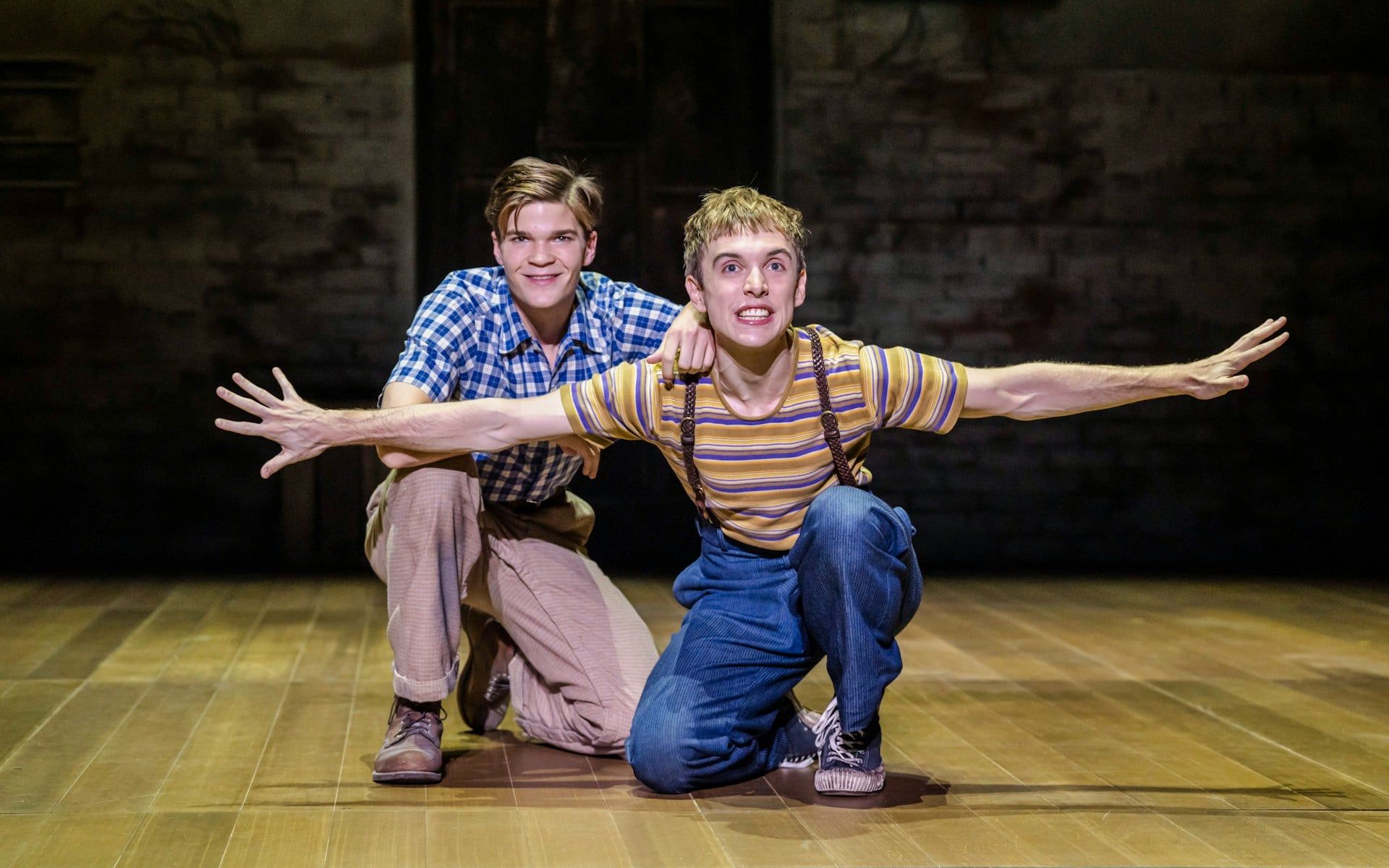 Actors performing a scene from "To Kill a Mockingbird" on West End stage