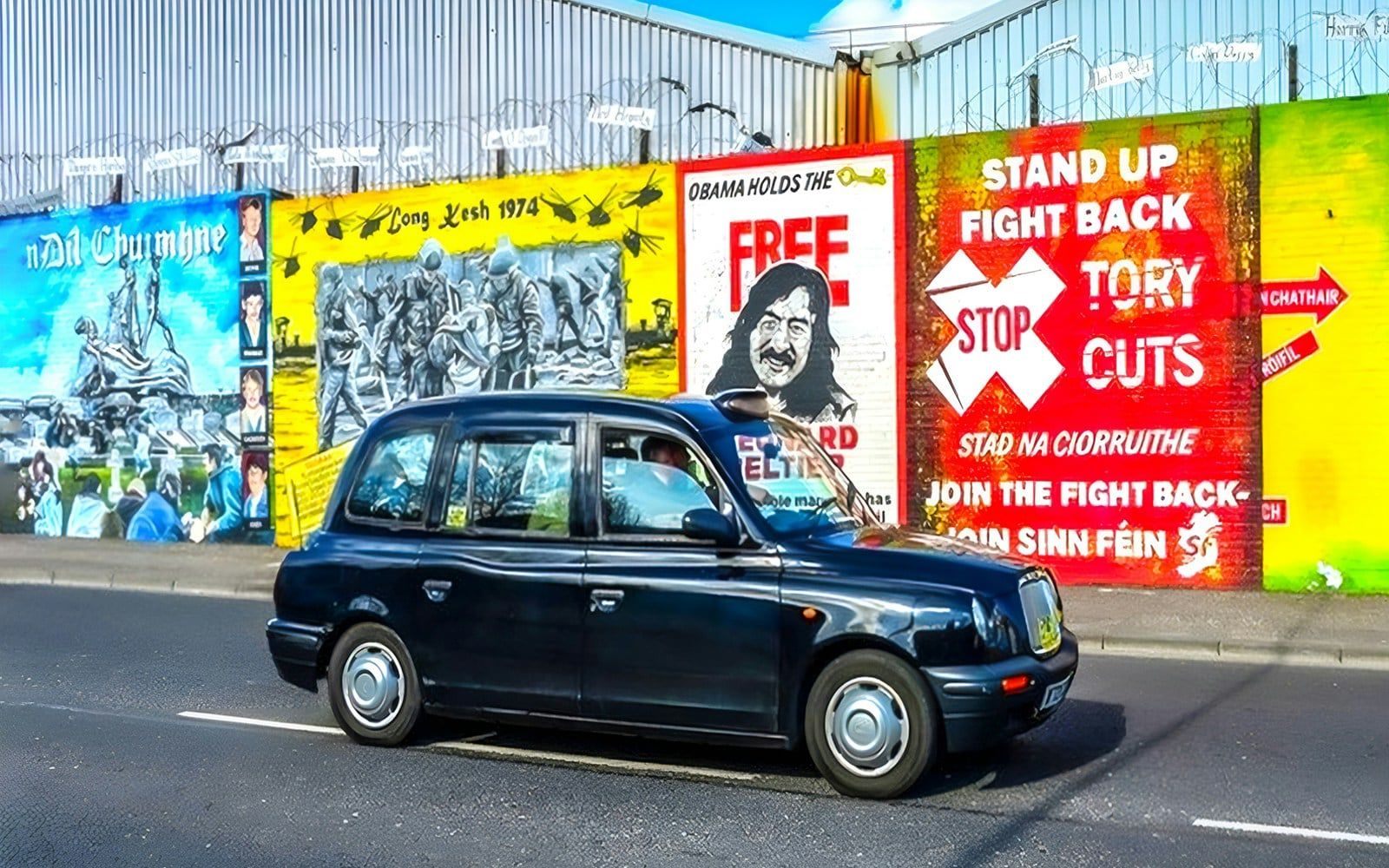 Guided Political Taxi Tour of Belfast — main image