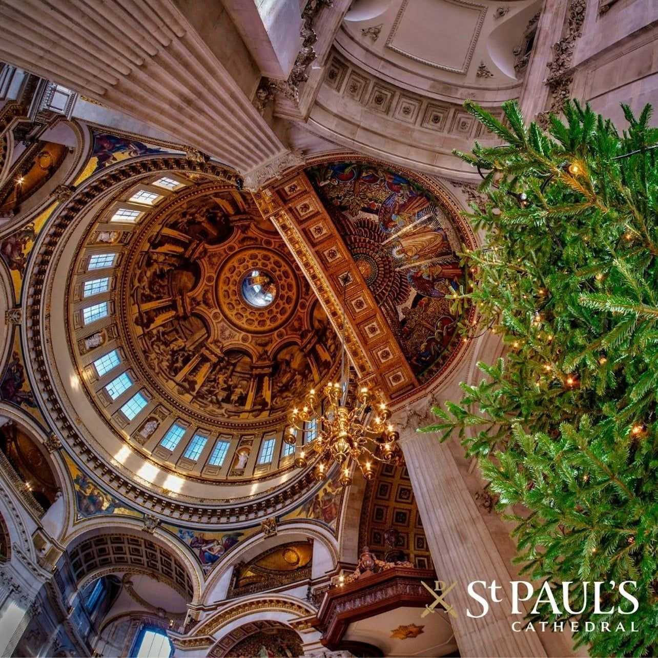 The dome and west front of St Paul's Cathedral