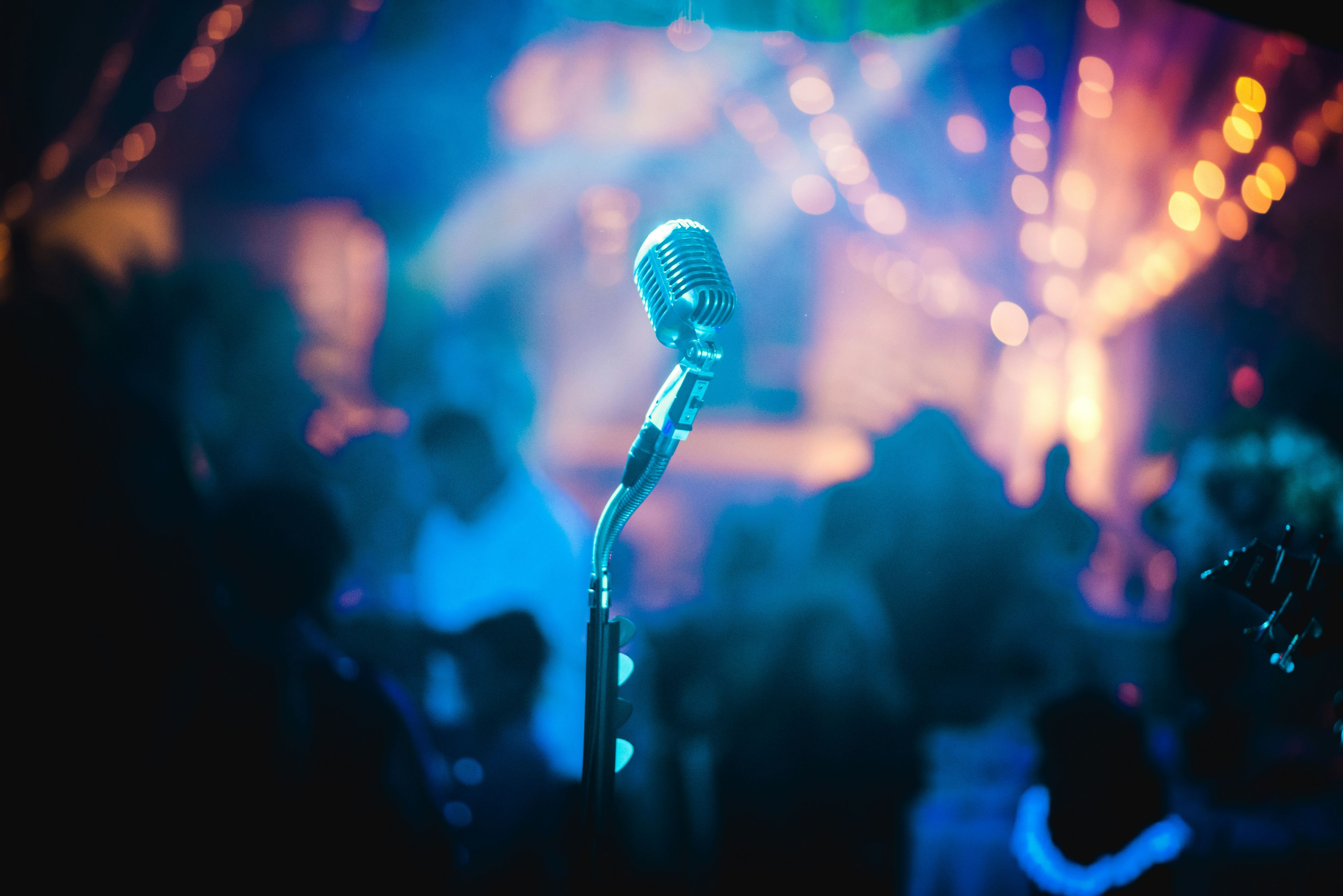Production photograph from International Stand Up Comedy Show in Covent Garden