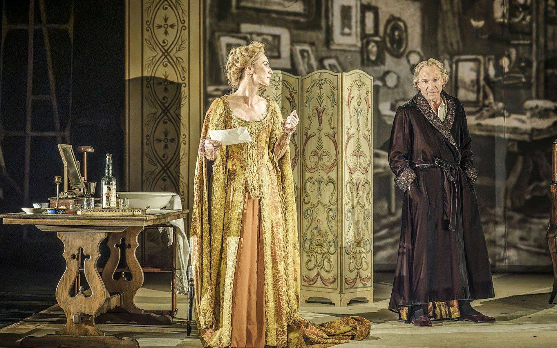 Performers on stage in Grace Pervades West End show, London