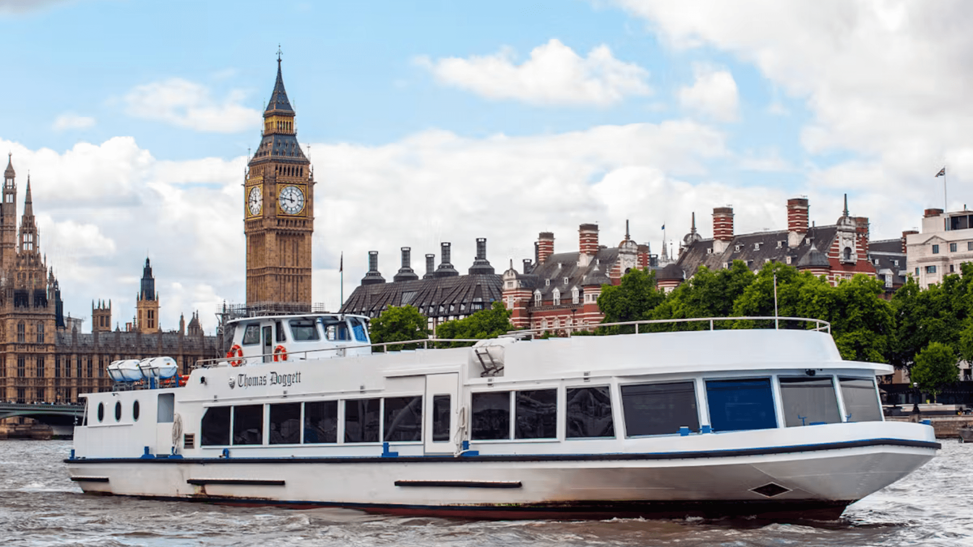 Thames Sightseeing Cruise from Westminster to Tower Bridge β landscape