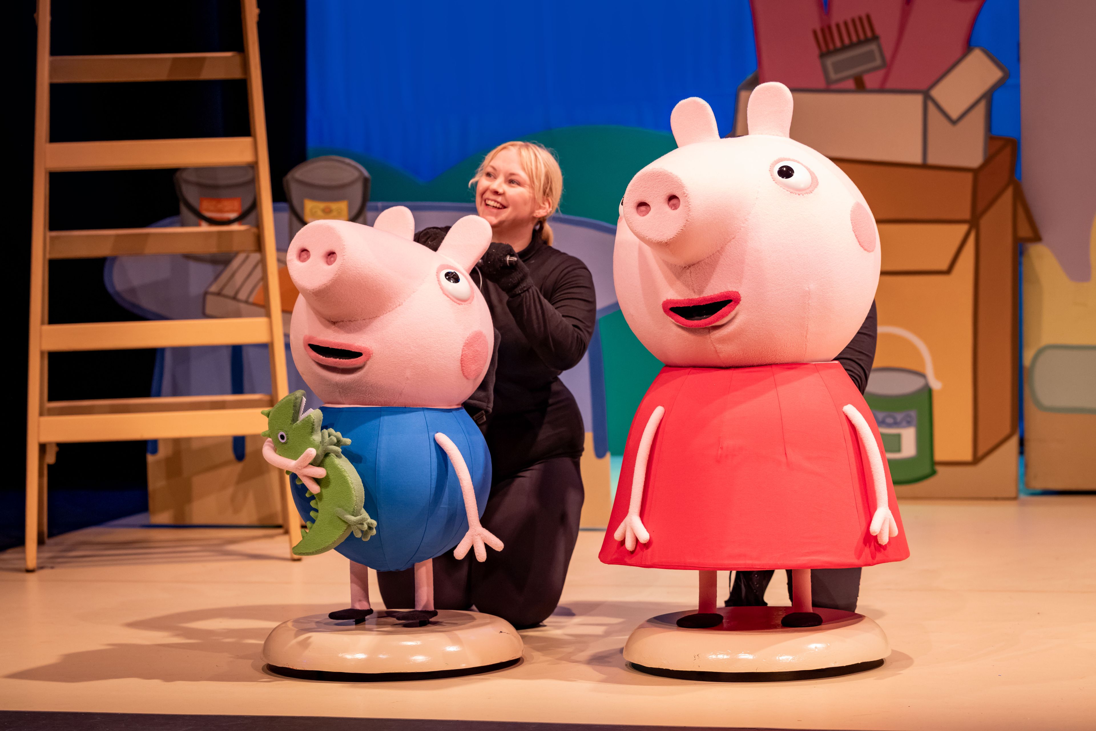Production photograph from Peppa Pig's Big Family Show