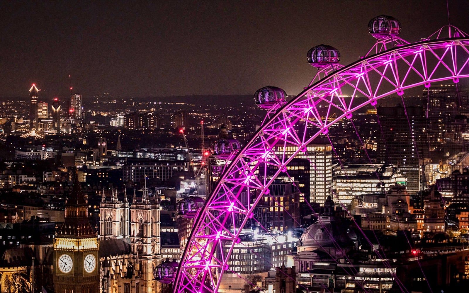 Christmas at the London Eye — mobile
