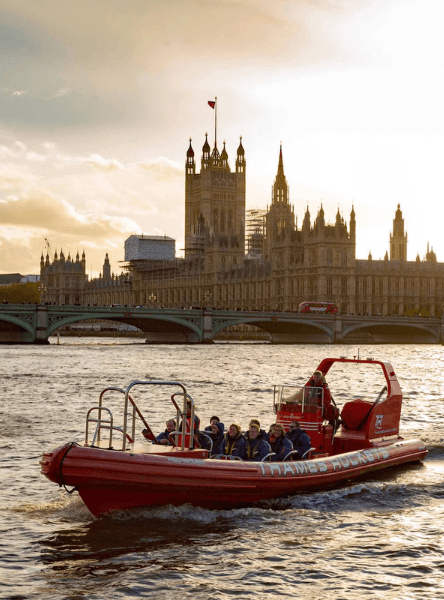 Thames Rockets: Speedboat Experience by Night — main image