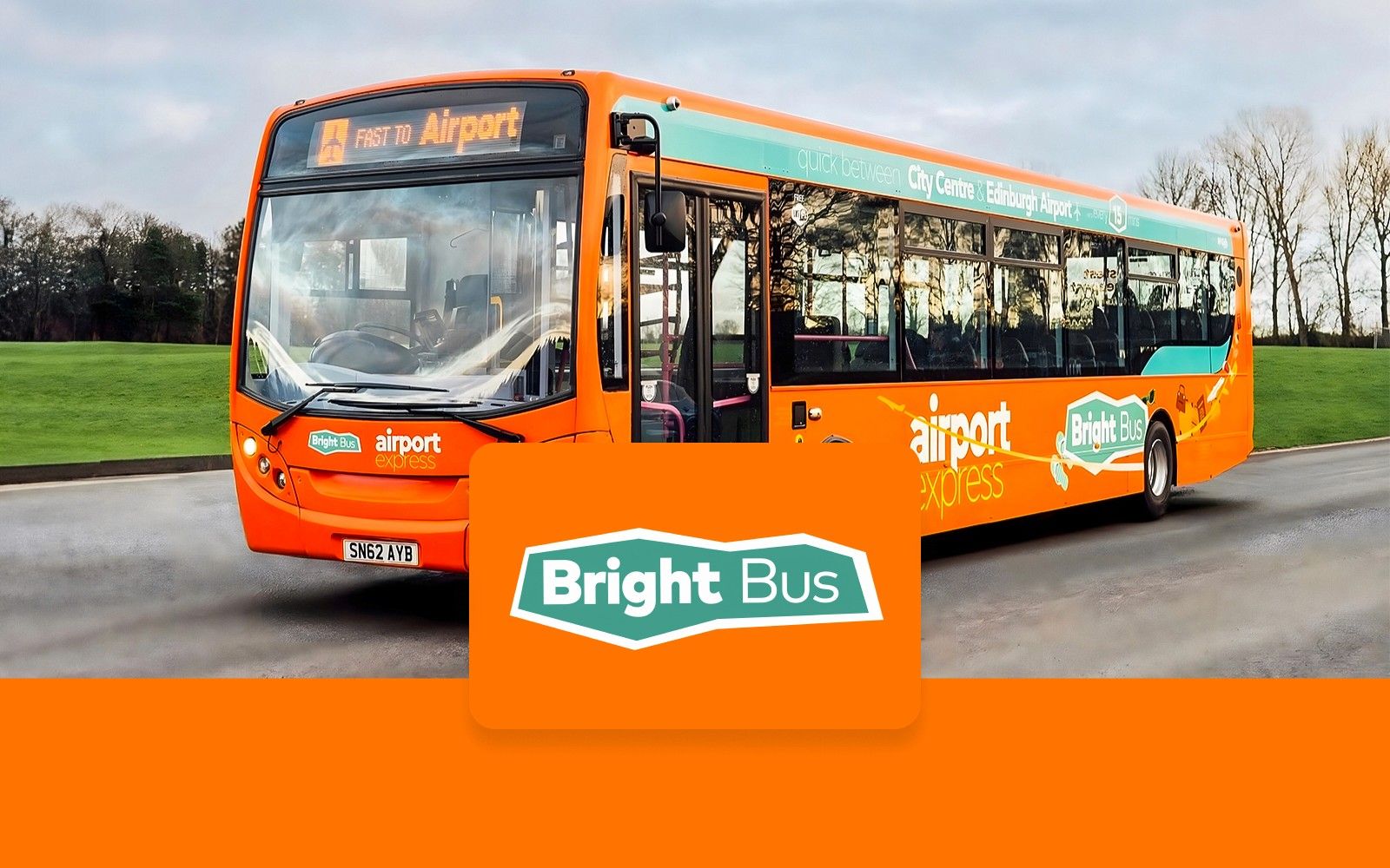Bus Transfer: Edinburgh Airport to/from Edinburgh City Center by Bright Bus — main image