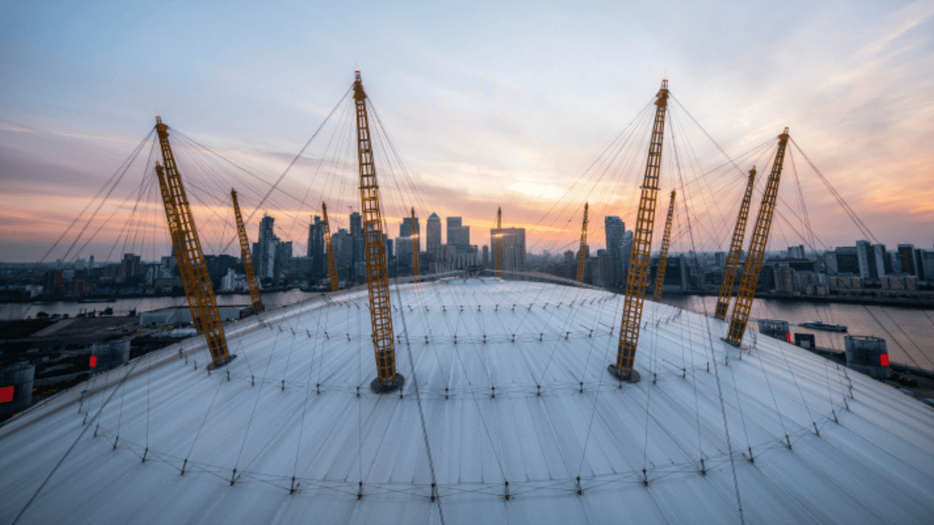 Up at The O2 Climb — landscape