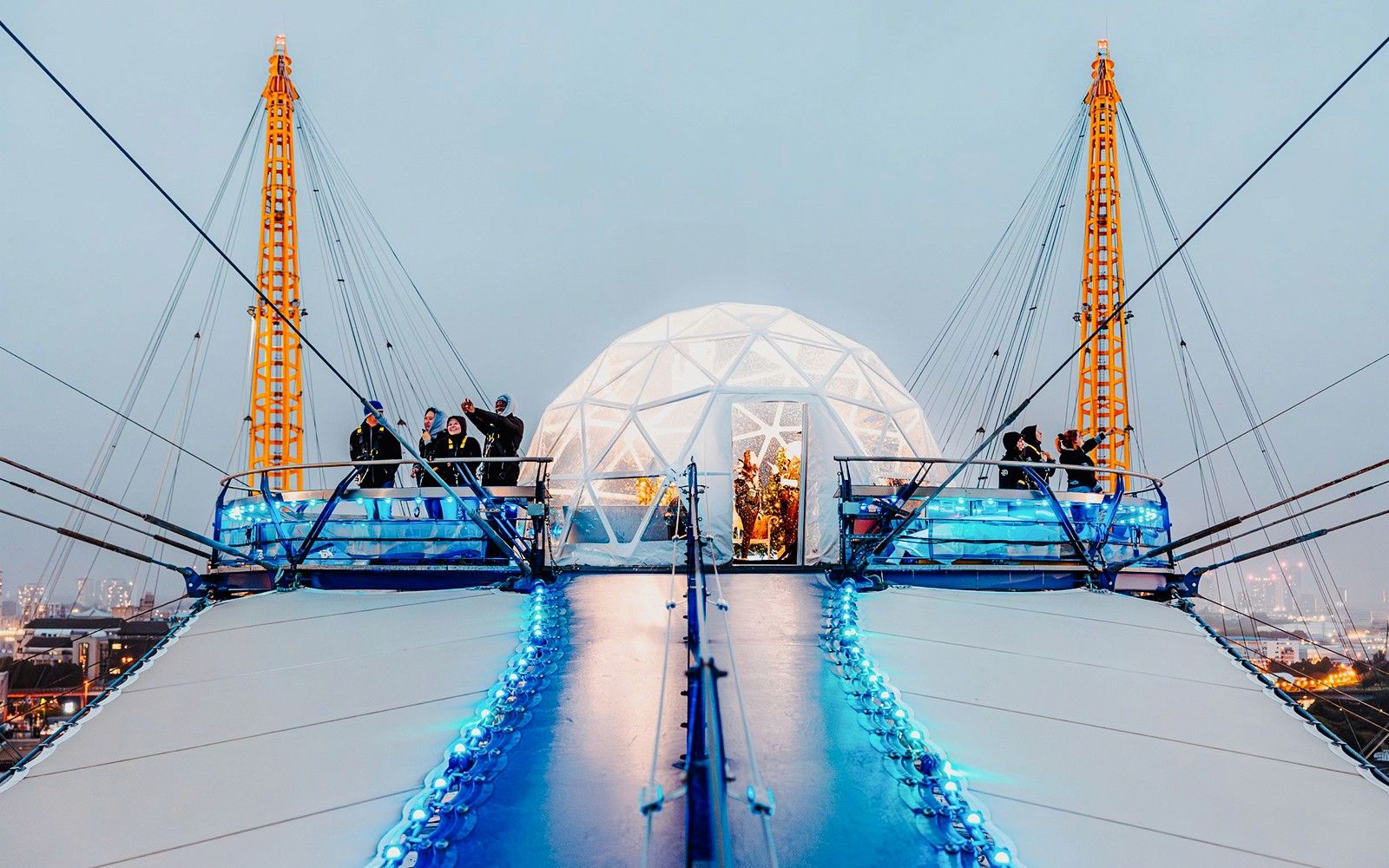 Up at the O2 Snow Globe Experience — main image