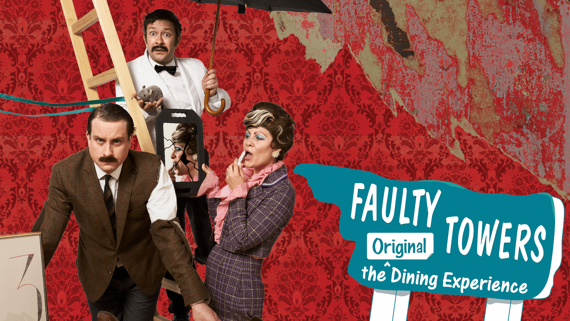 Production photograph from Faulty Towers The Dining Experience