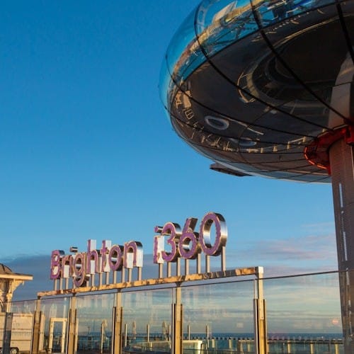 Brighton i360: Sky Bar Entry + Glass of Champagne — portrait