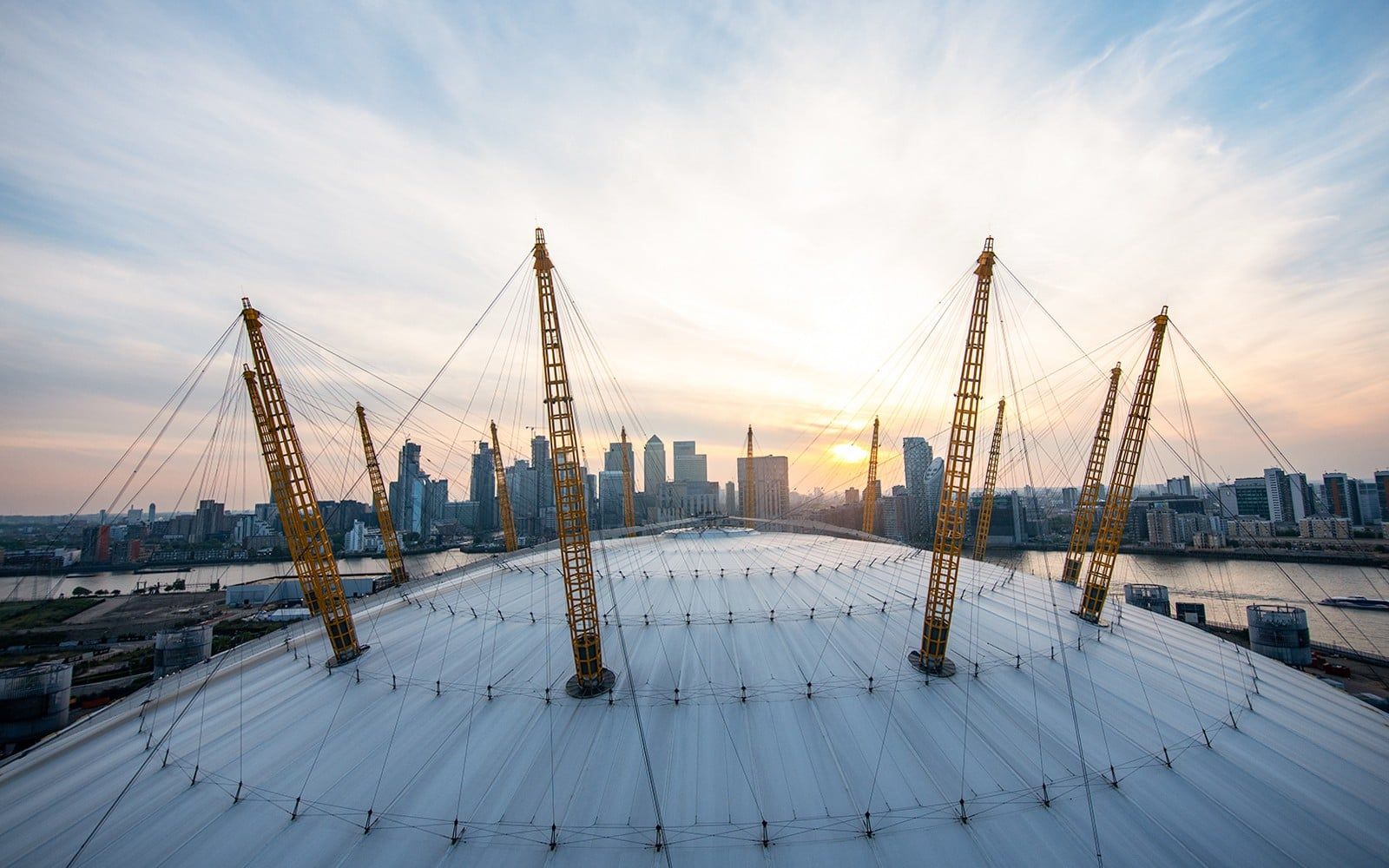 Up at The O2 Sunset or Twilight Climb — portrait