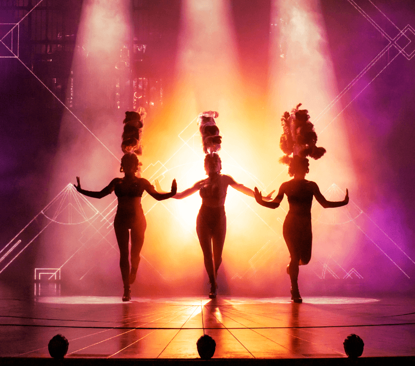Production photograph from Burlesque The Musical