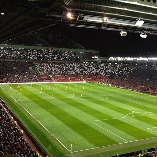 Old Trafford: Manchester United Football Match — portrait