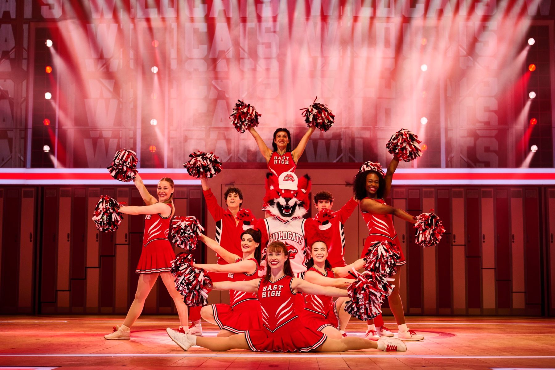 The company in High School Musical (photo: Matt Crockett)