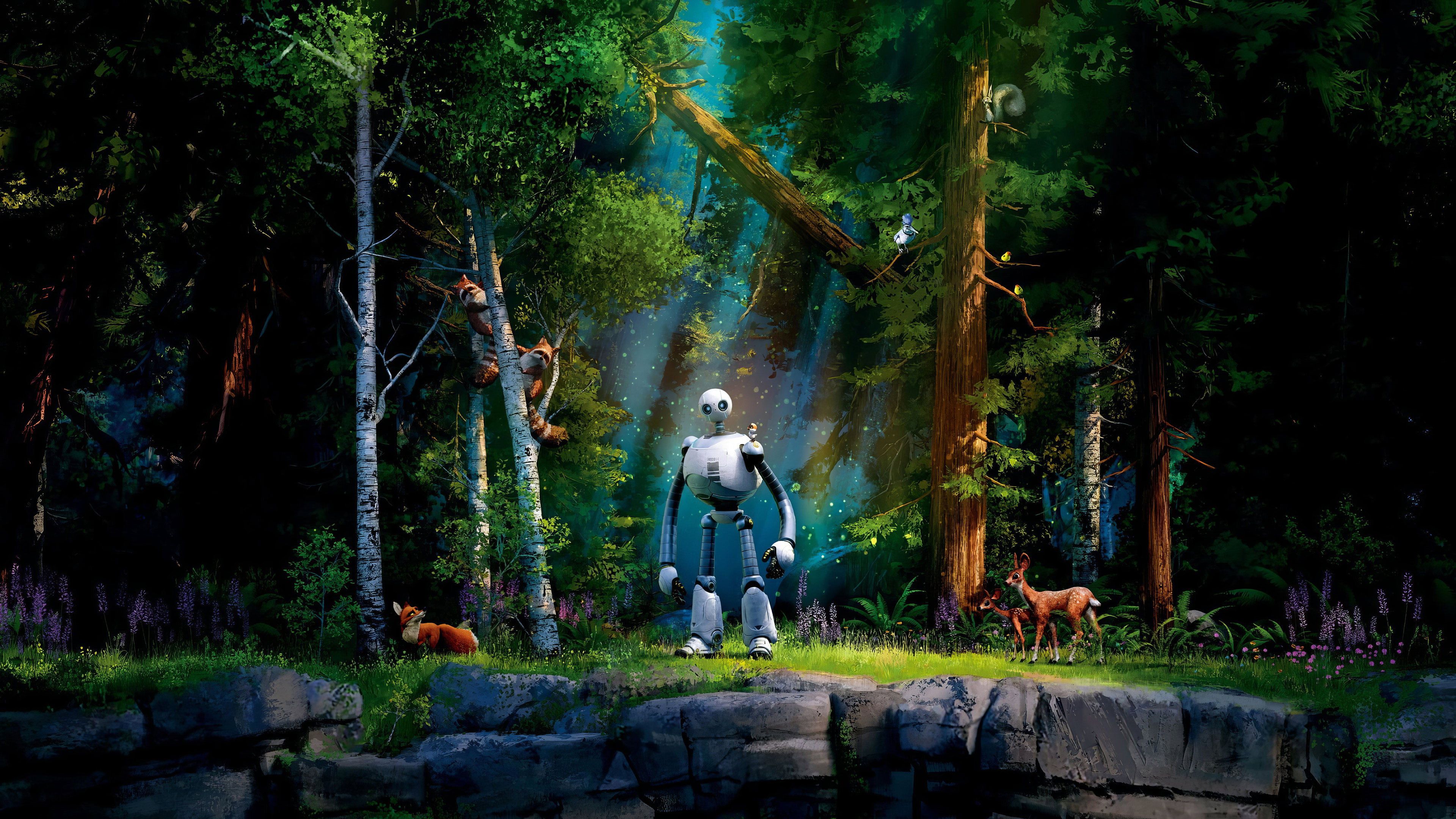 The Wild Robot (2024) backdrop