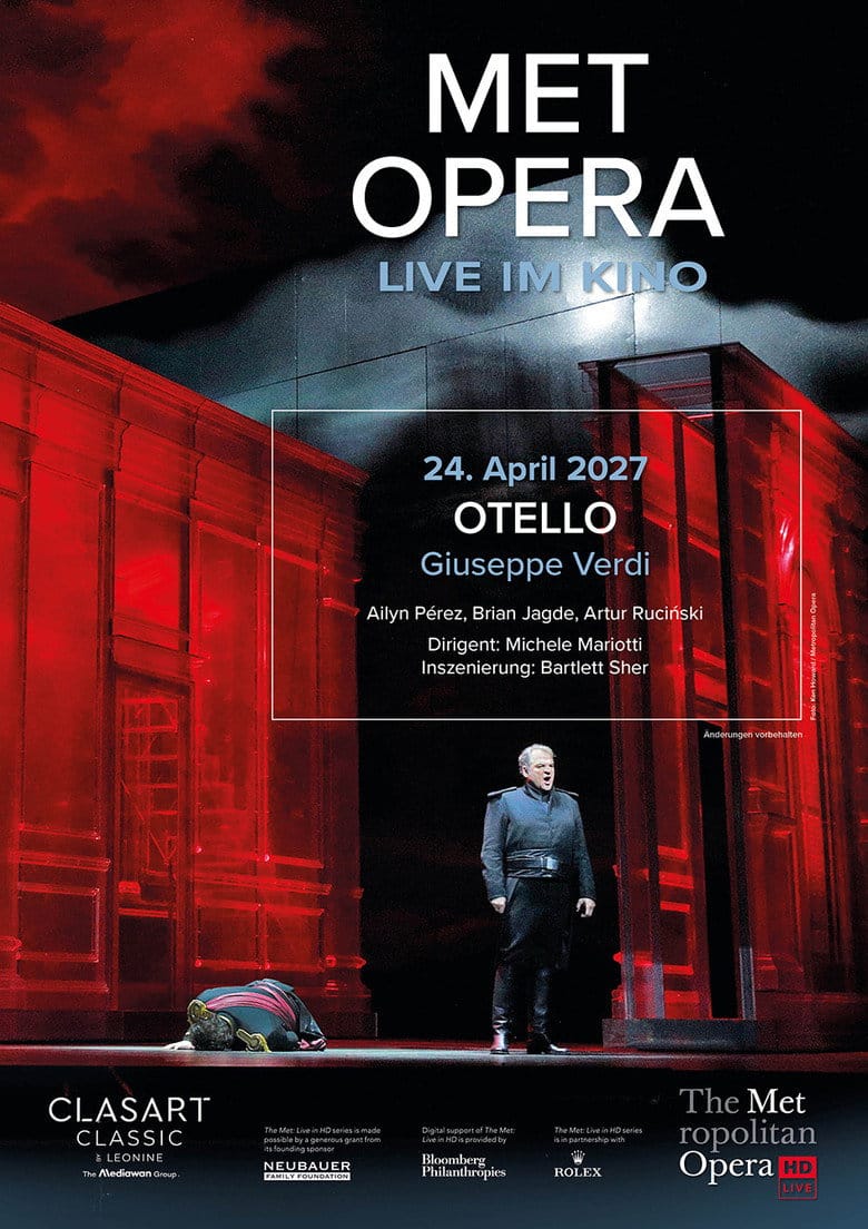 The Metropolitan Opera 2026/27: Otello poster