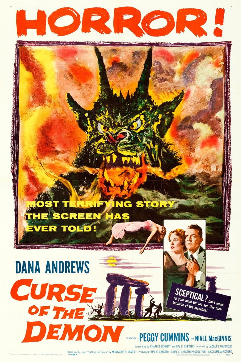 Curse of the Demon poster