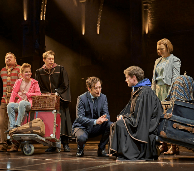 Behind the scenes look at Harry Potter and the Cursed Child production design and theatrical staging