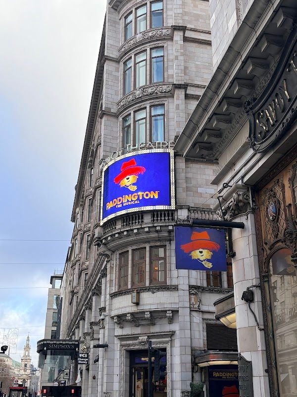 PADDINGTON The Musical audience view showing the theatrical staging and lighting