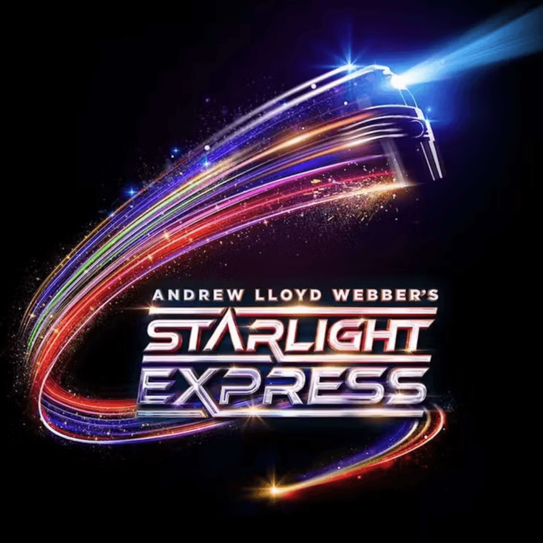 Stage set and lighting for Starlight Express at its London West End theatre