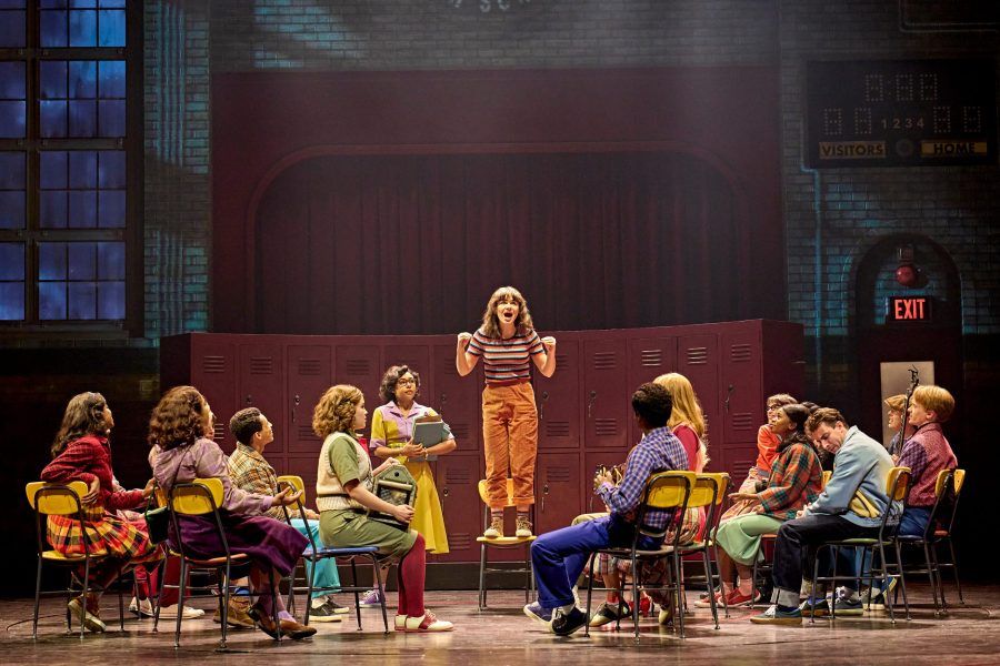 Stranger Things: The First Shadow scene from the West End production featuring the ensemble cast