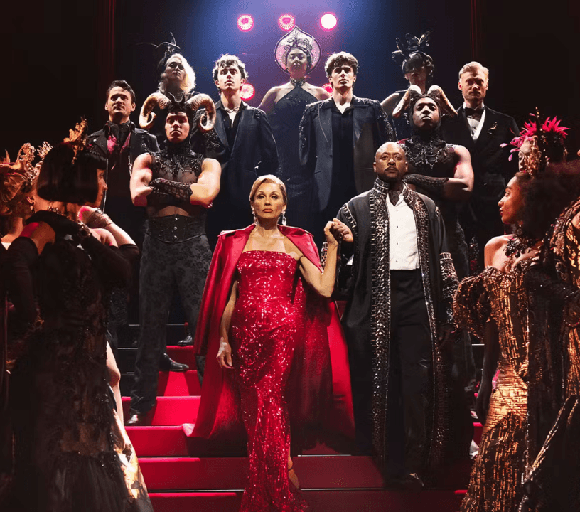 The Devil Wears Prada Musical stage production and set design at the Dominion Theatre