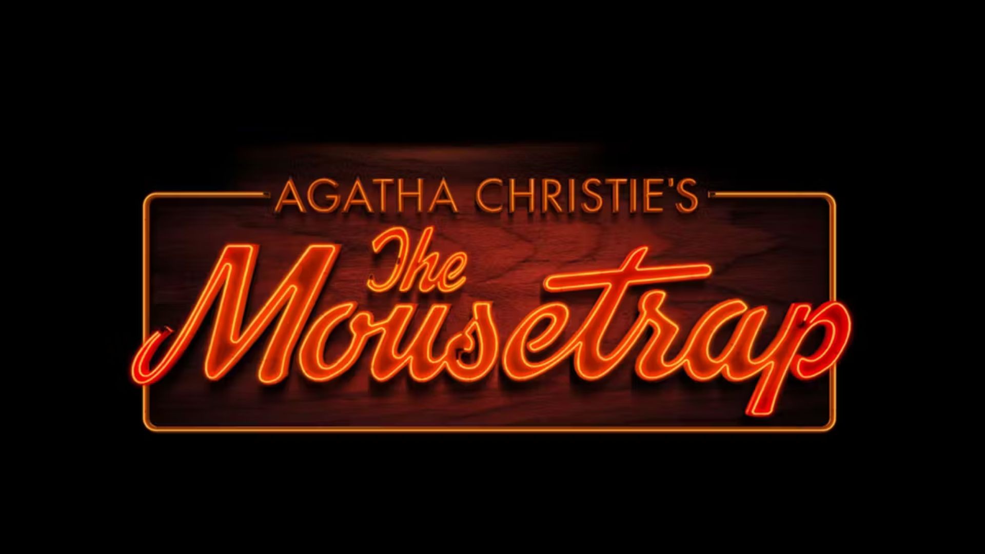 The Mousetrap musical theatre cast in costume during a live performance in London
