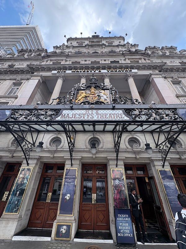 The Phantom of the Opera scene from the West End production featuring the ensemble cast