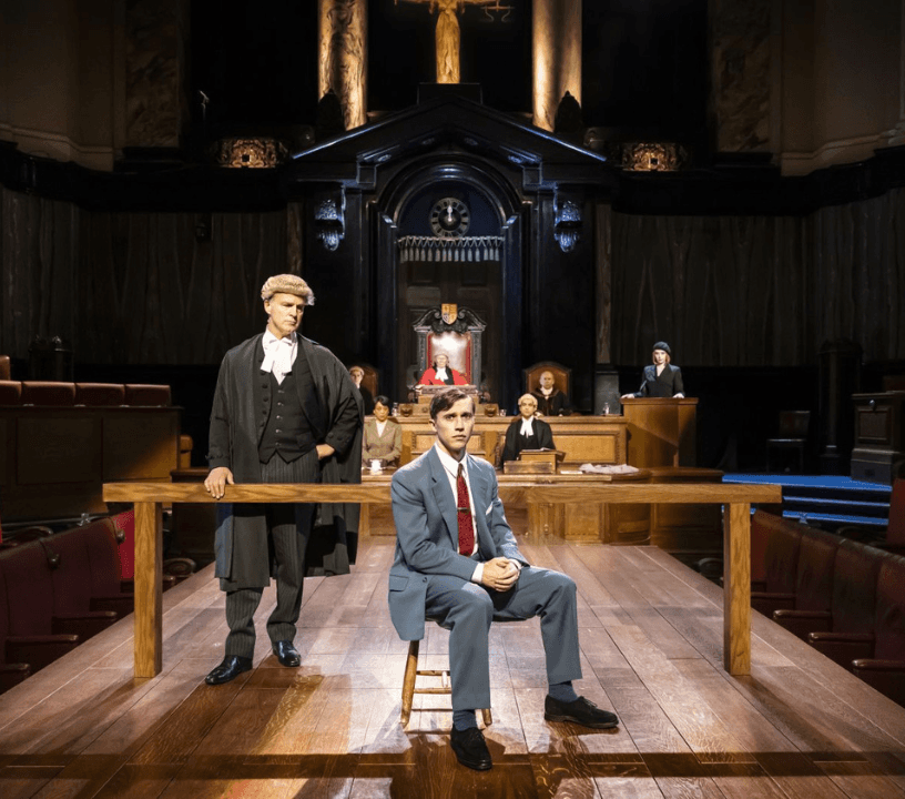 Witness for the Prosecution ensemble cast performing a showstopping musical number